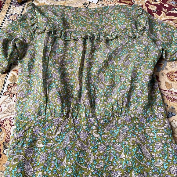 Veronica Beard NWT Dress GREEN AND PINK - Picture 9 of 10
